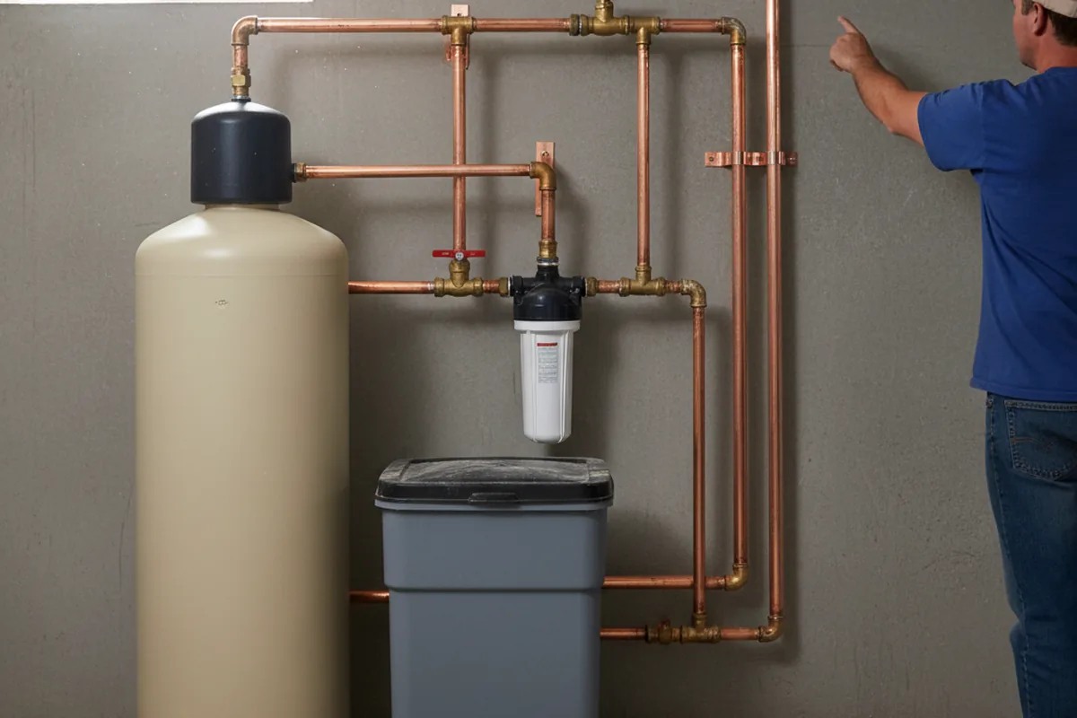 Whole-house water treatment system installed in New Washington